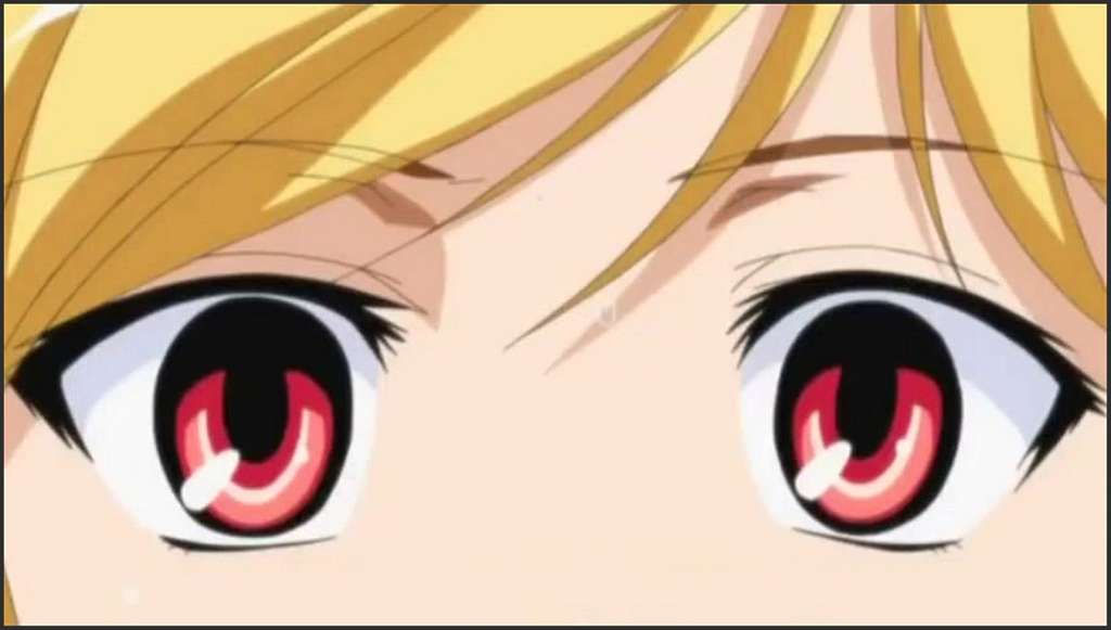 Anime Girl mit stark behaarte Muschi