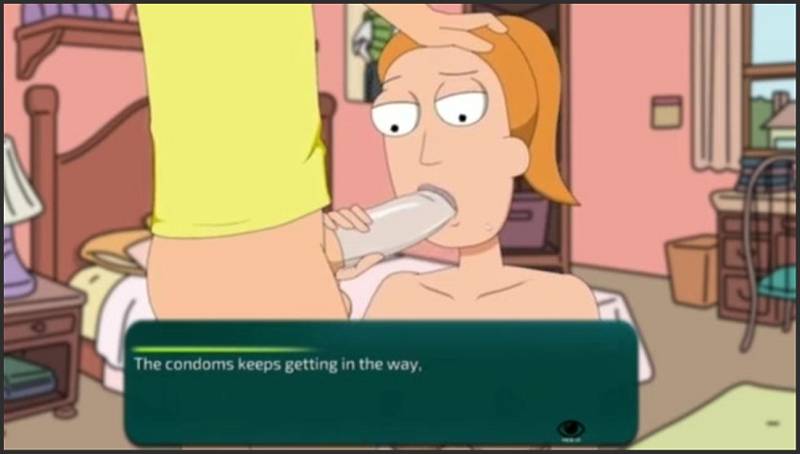 Rick and Morty blonde Freundin teilen sich einen BBC