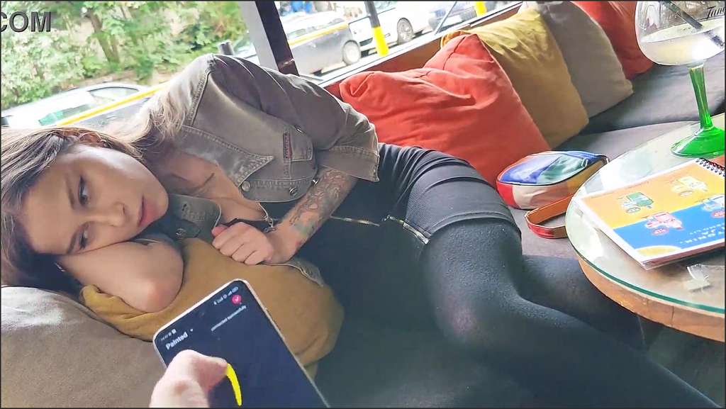 Myschoollife ihrem Kunden scharfen Lap Dance