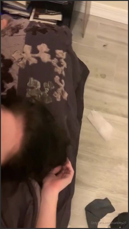 Catkitty21 Handjob und Blowjob, Sperma im Mund